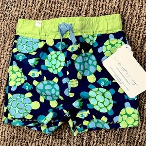 NWT Midpie boys swim shorts, size 6-9 months